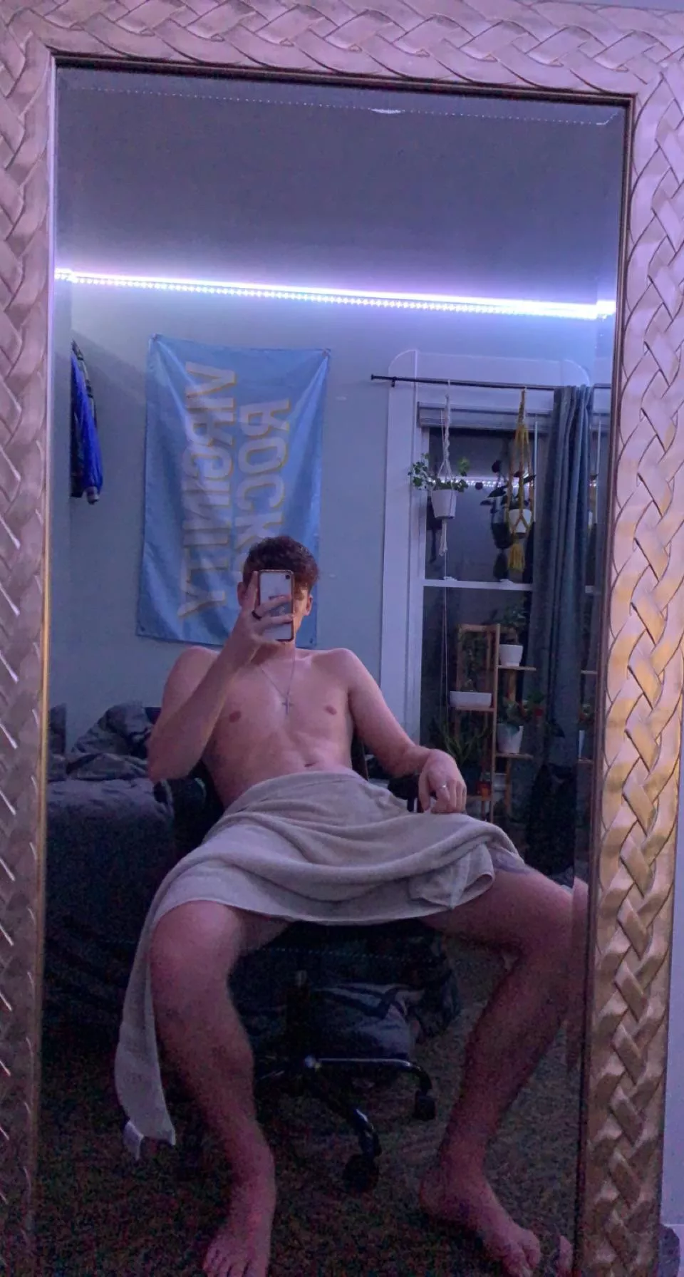 take a peek under the towel;)