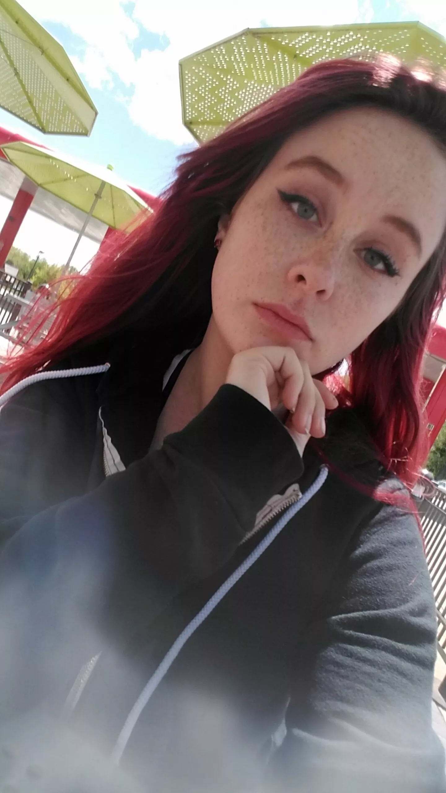 Take me to a time with skies much bluer.. ?