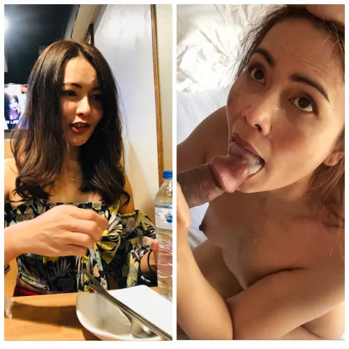 Take me to dinner. Then fill my mouth with your coconut creamy for dessert DADDY Yumm!! 🍦 👅 👄 Natthanitcha Chaiyasarn Thai Porn Model and Amateur Escort XXX #thaigirl #asianbabe #Pattaya #Bangkok #asianbj #Thaixxx #thaimassage