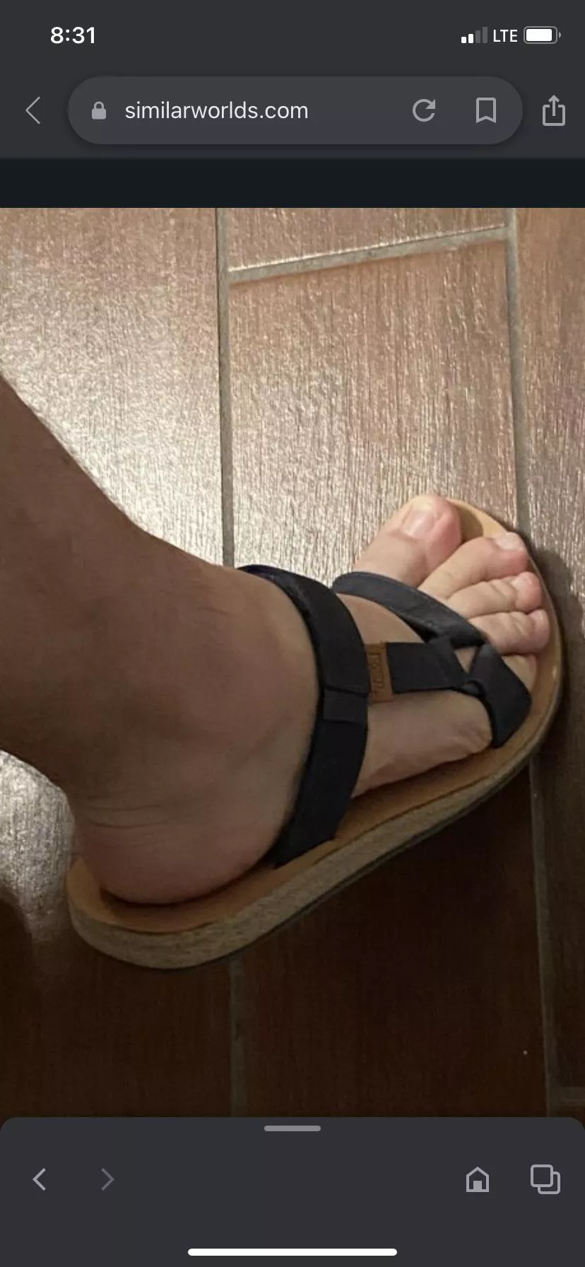 Take off my sandals and have your way with my feet! What would you like to do to them?