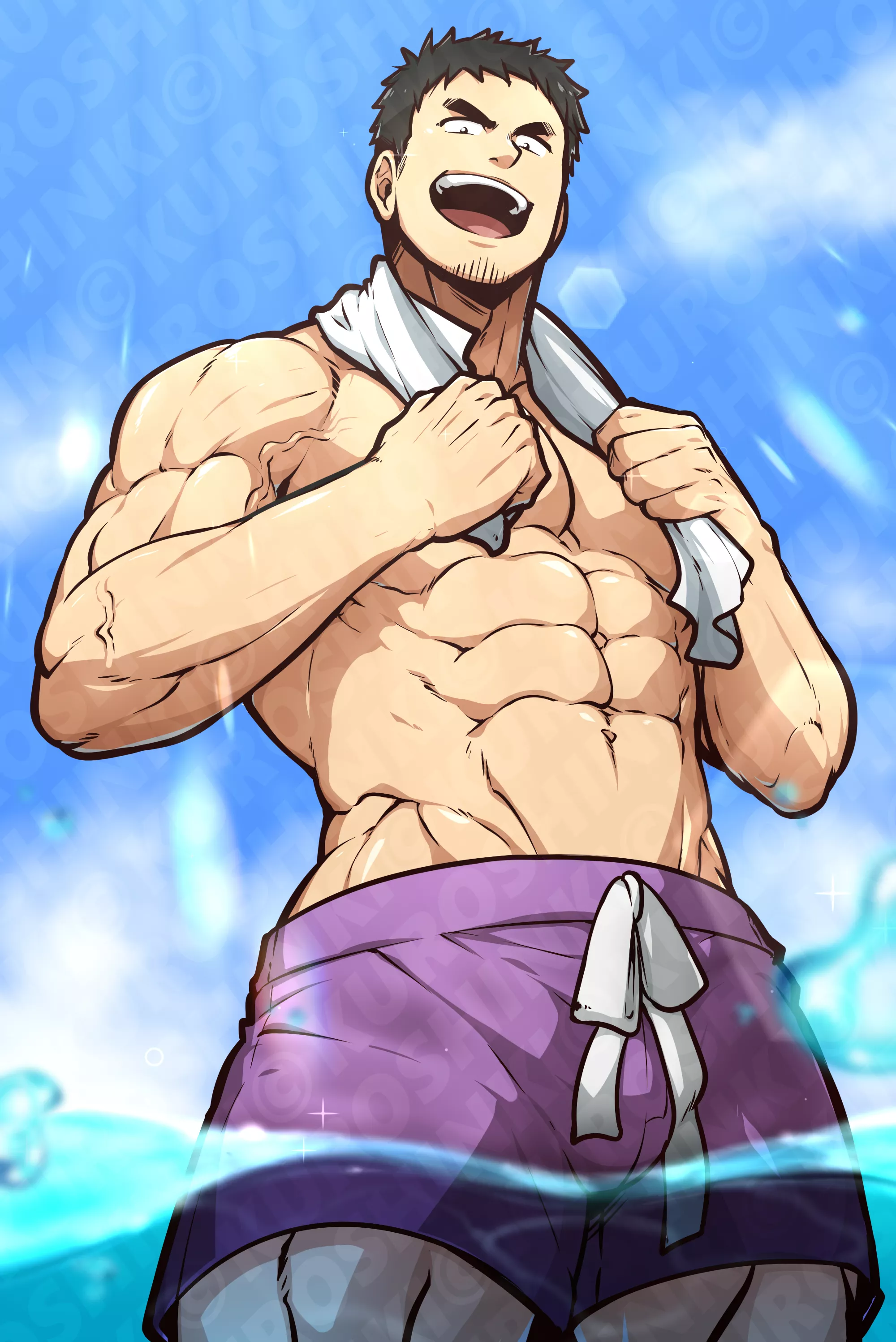 Takeda-senpai at the Beach~ ?????