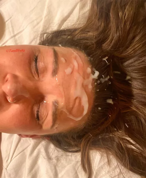 Taking a load like a good slut.