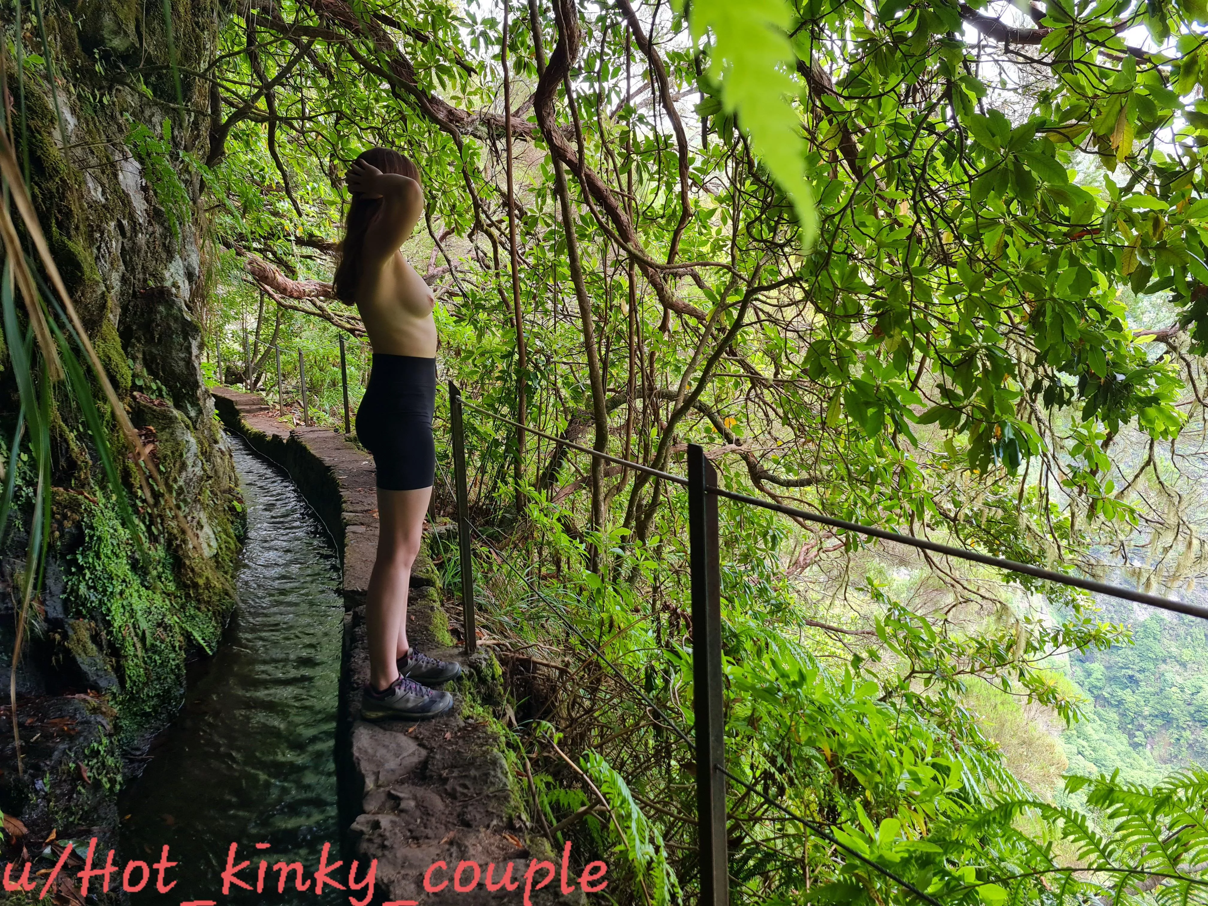 Taking fresh air before the rest of the climb Taking fresh air before the rest of the climb
