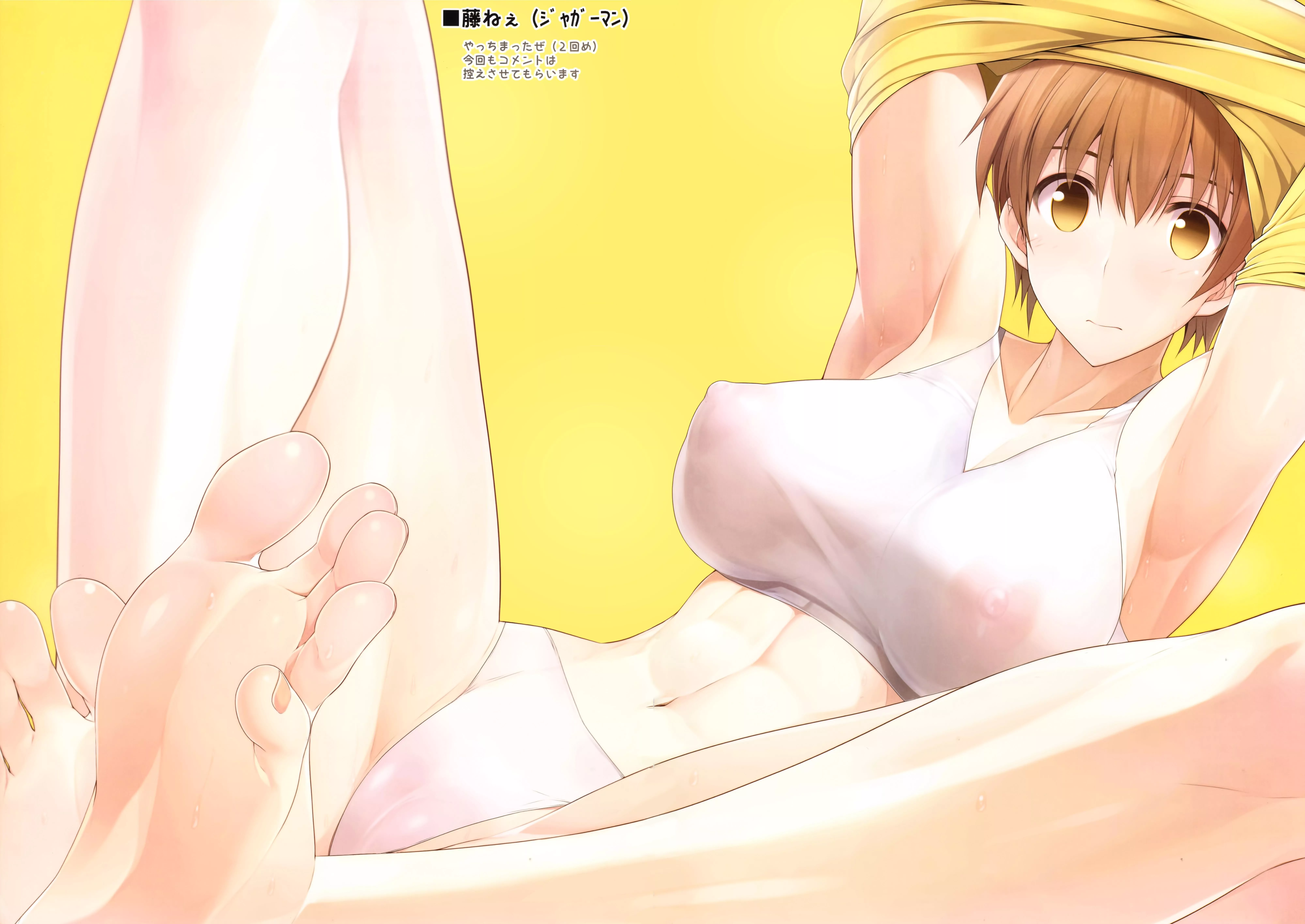 Taking off her shirt Taking off her shirt