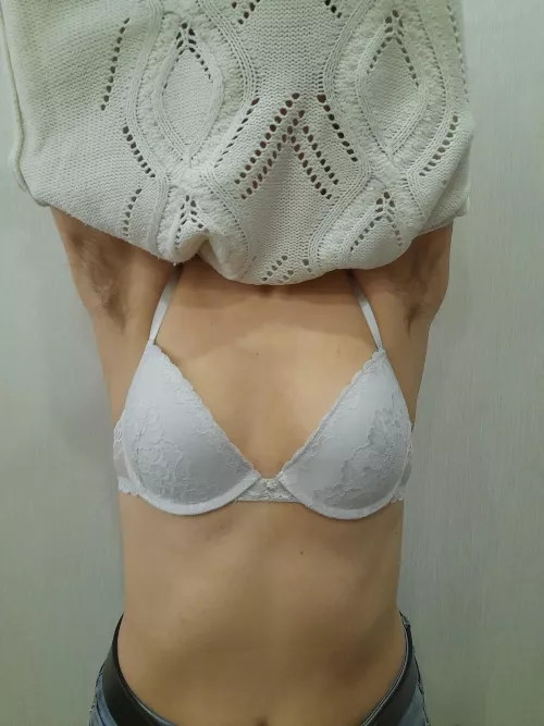 Taking off my sweater