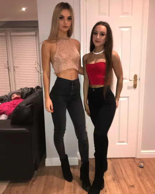 Tall blonde or short brunette Tall blonde or short brunette