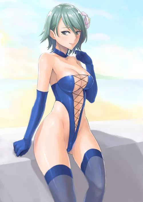 Tamaki Highleg Leotard (Sawaragi) [Dead Or Alive]