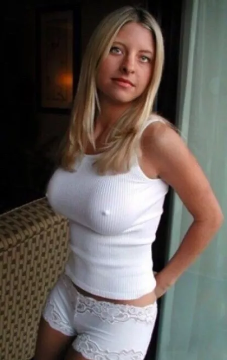 Tank tops can't hide my busts anymore! Tank tops can't hide my busts anymore!