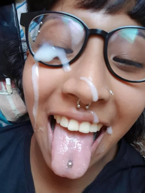 tasty load on my face