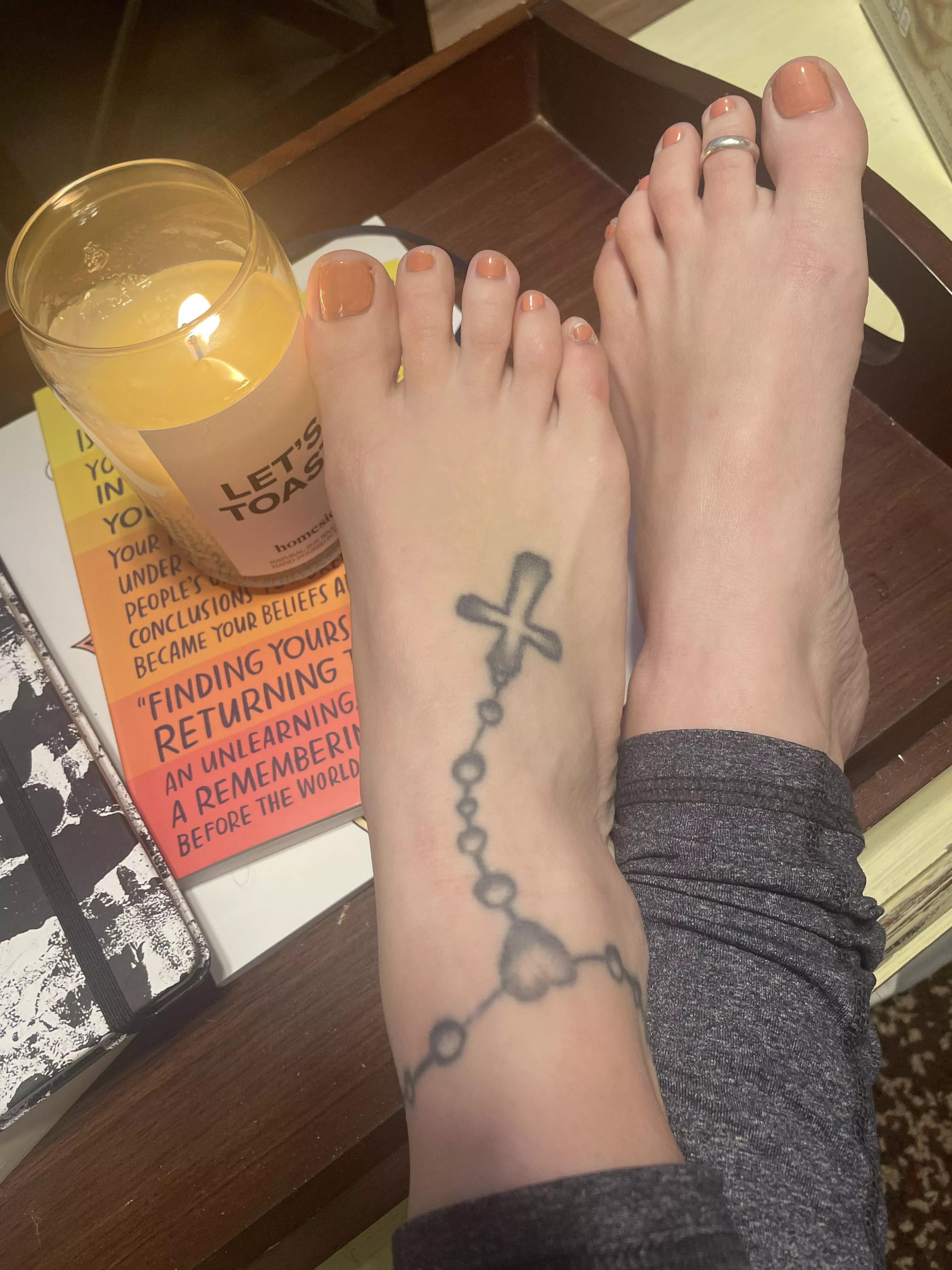 Tattooed and toe ringed; yes or no? Tattooed and toe ringed; yes or no?