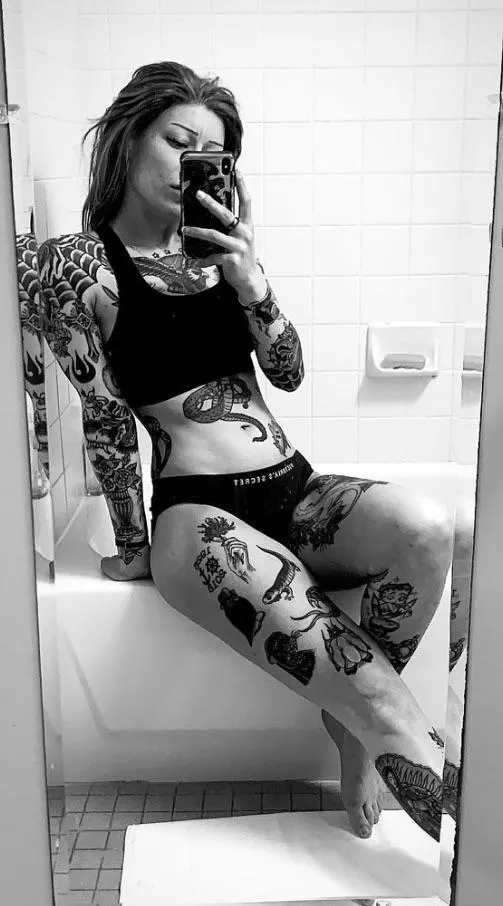 Tattooed and toned Tattooed and toned