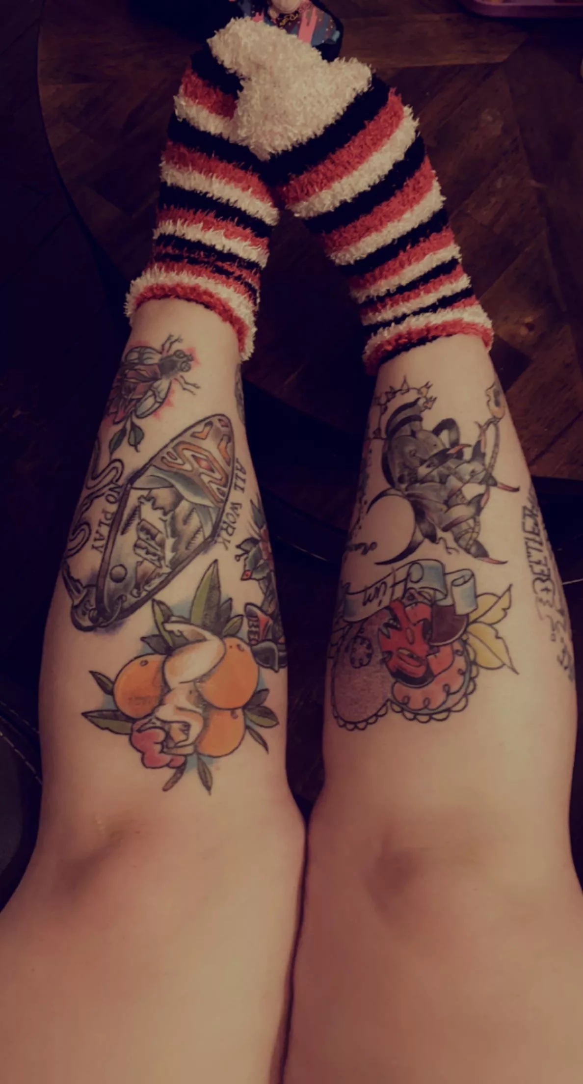 Tattoos and socked feet 💖 Tattoos and socked feet 💖