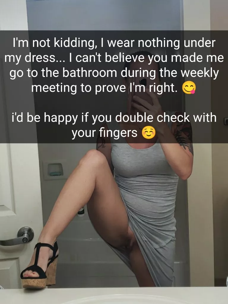 Teasing during the weekly meeting