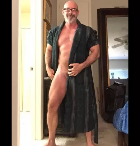 Teasing in a robe Teasing in a robe