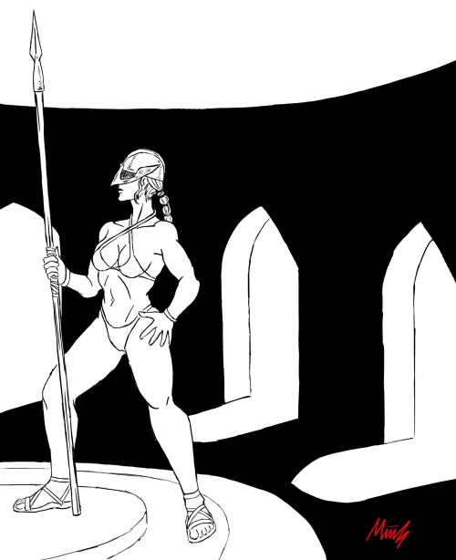 Temple Guardian by Me