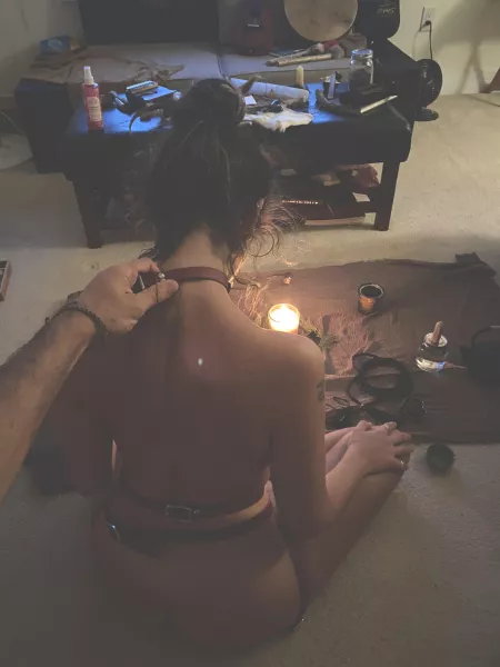 Temple Tuesday ? Sacred sexuality ceremony with my love. Devotional affection & intimacy. Tantric union ?