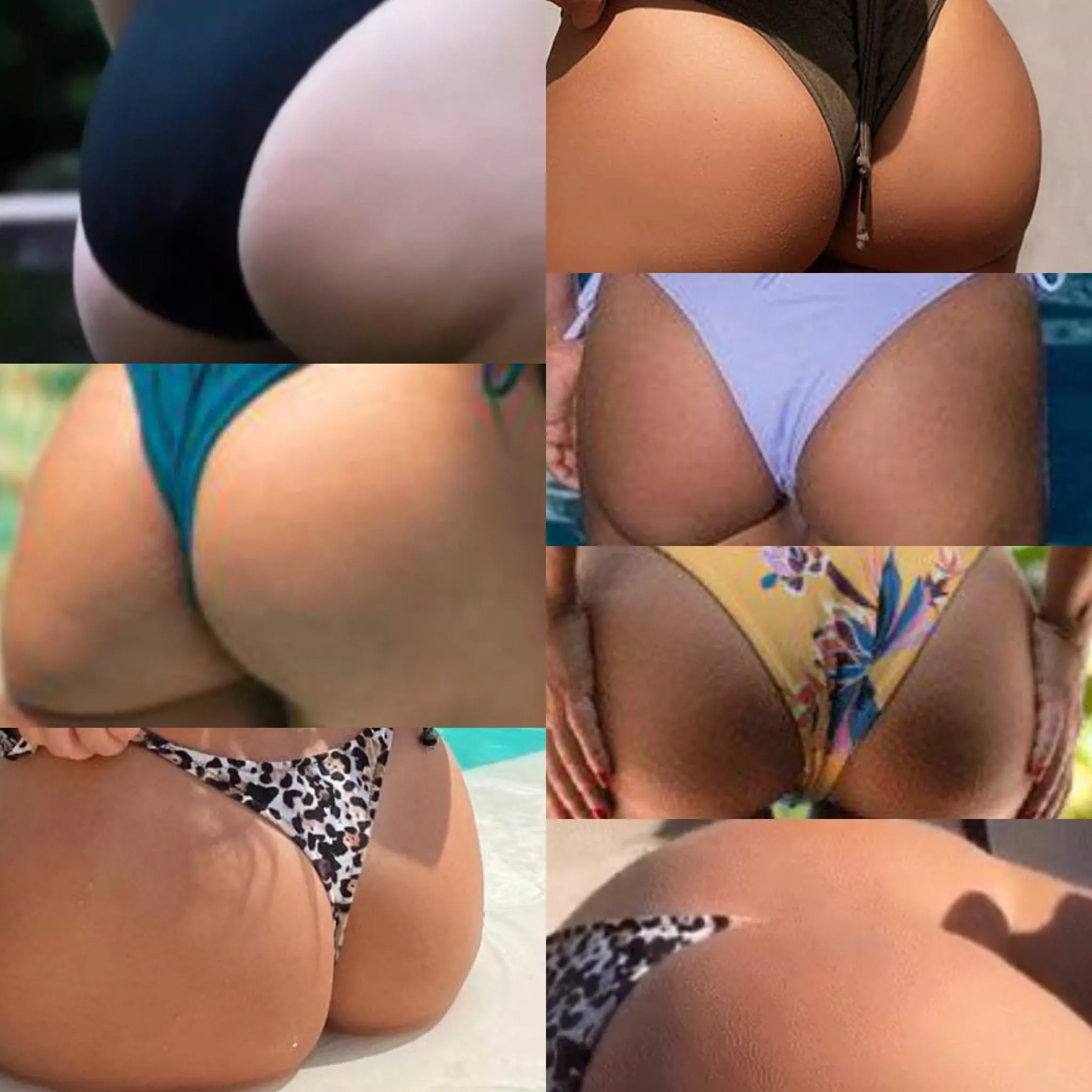 Tenille’s fat ass collage
