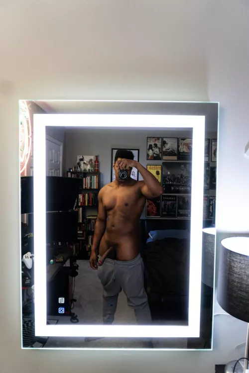 Testing my new mirror