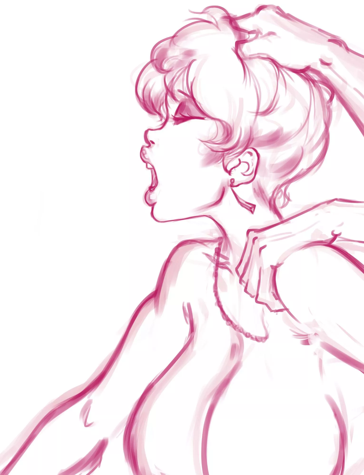 TF is going on here i wonder, a shoulder massage perhaps ?