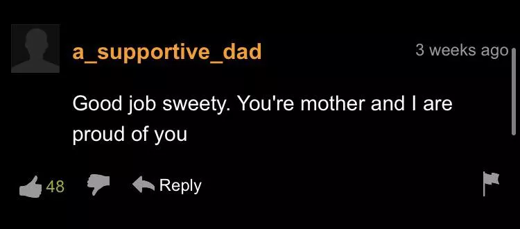 Thanks dad Thanks dad