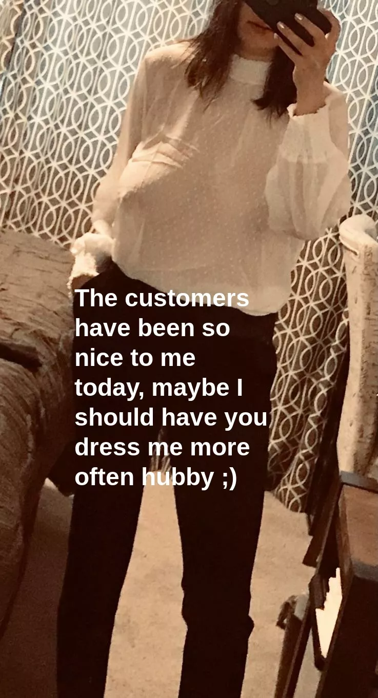 Thanks for dressing me! Thanks for dressing me!