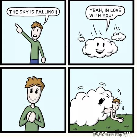 Thanks, I hate the sky falling Thanks, I hate the sky falling