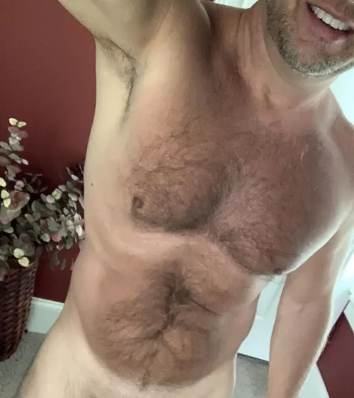 Thanks to overwhelming Reddit response, the chest hair is back (40’s) Thanks to overwhelming Reddit response, the chest hair is back (40’s)