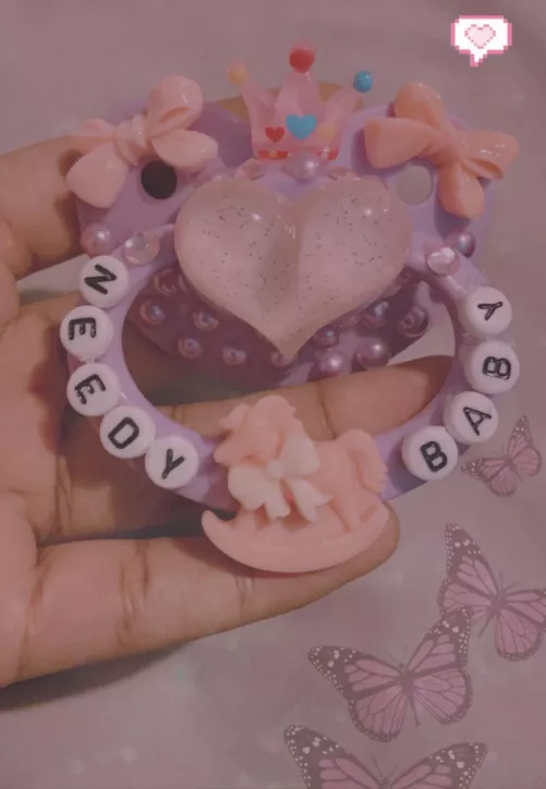 That needy baby is me! 🌸🎀🩰💕