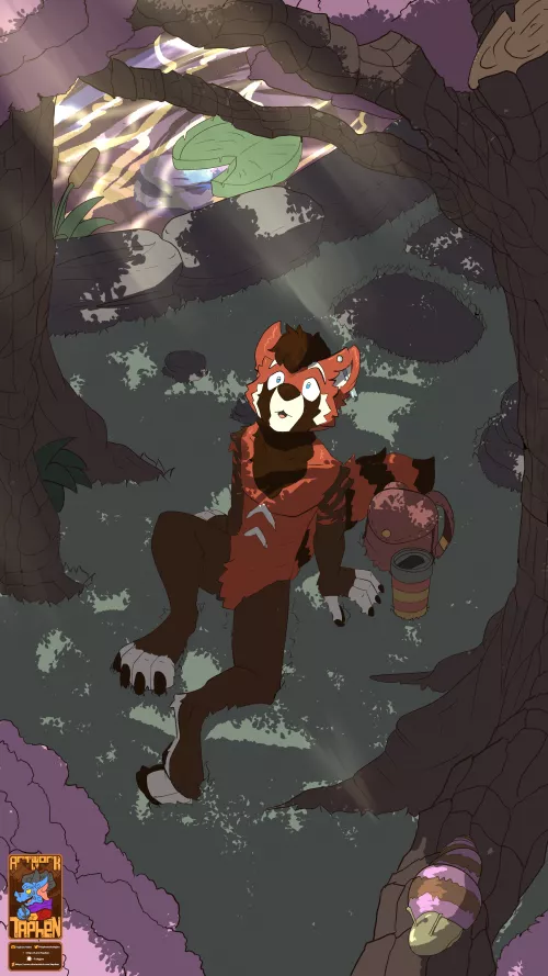 That warm morning light (commission for a pal from discord) (art by me @taphenortohgjen)