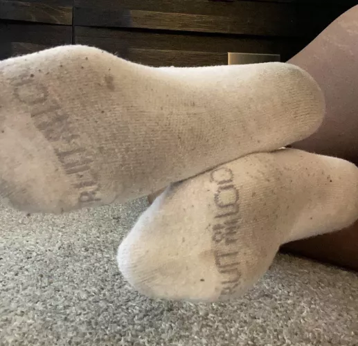 Thatโs a good boy, sniff mommyโs socks