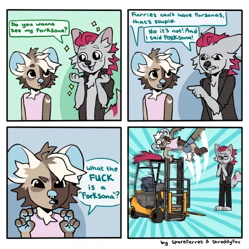 that's forked up (spareferret & shreddyfox)