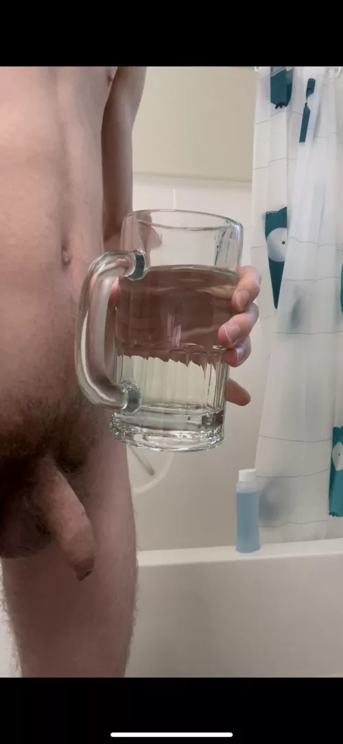 Thatβs not tap water, I am just very hydrated.