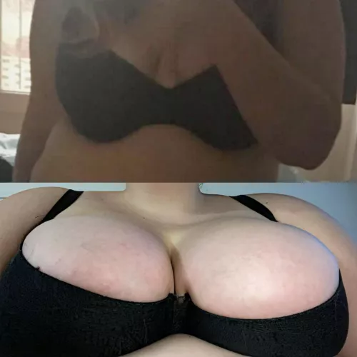 That's the same Bra!! 😮🤭 To small now!