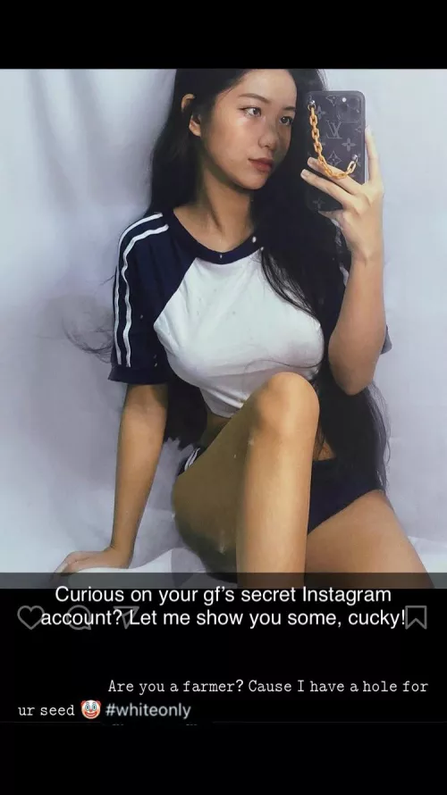 That’s why she never show you her secret account 🤣