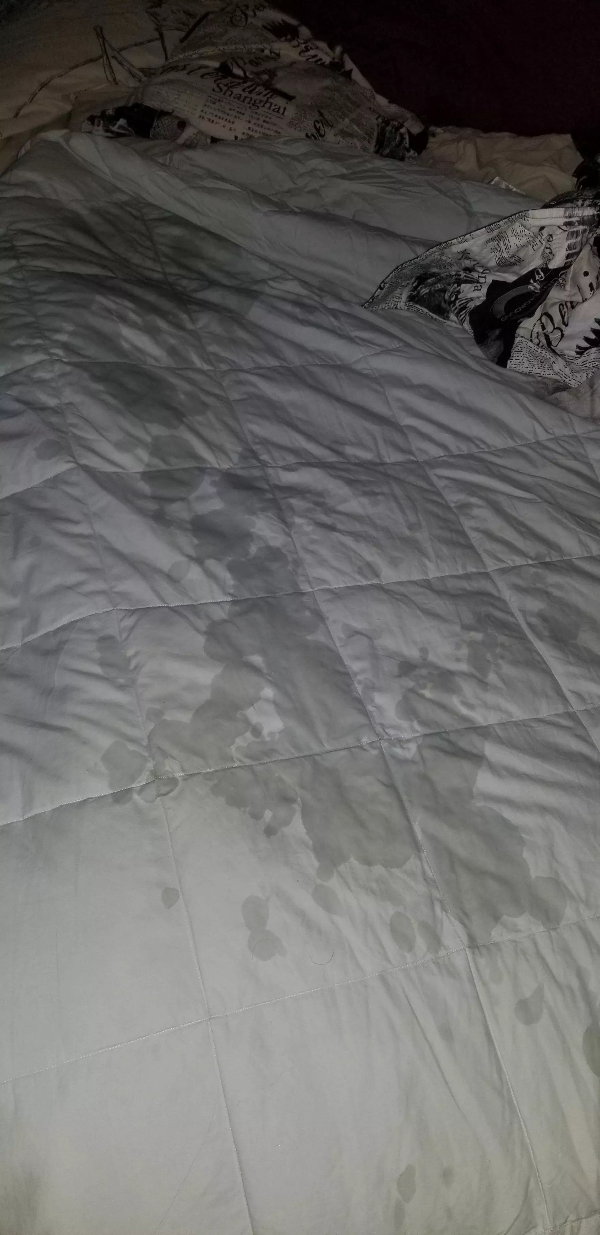 The aftermath of him making me squirt The aftermath of him making me squirt