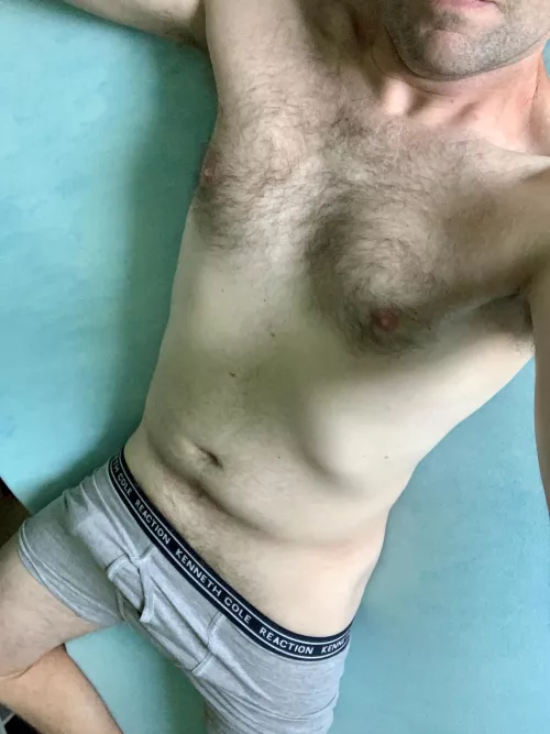 The bed has been stripped now it’s our turn