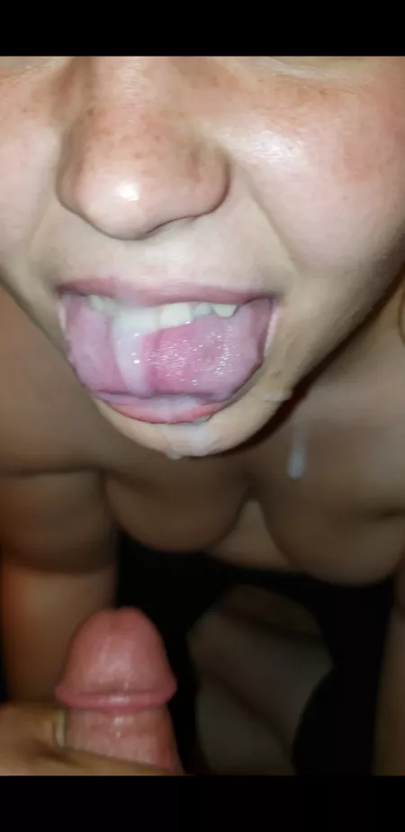 The best part about giving head! The best part about giving head!