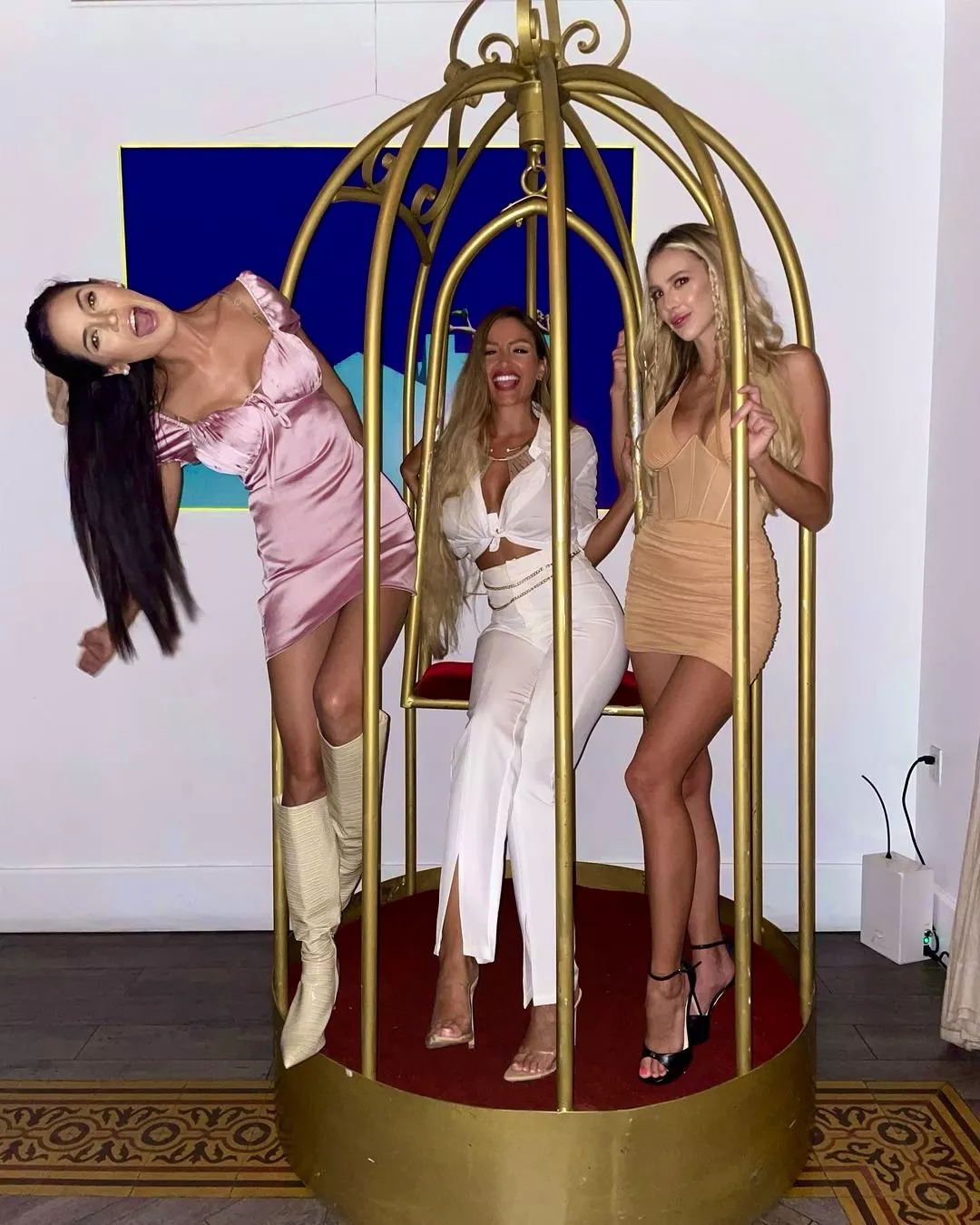 The bird cage in Villa Azur