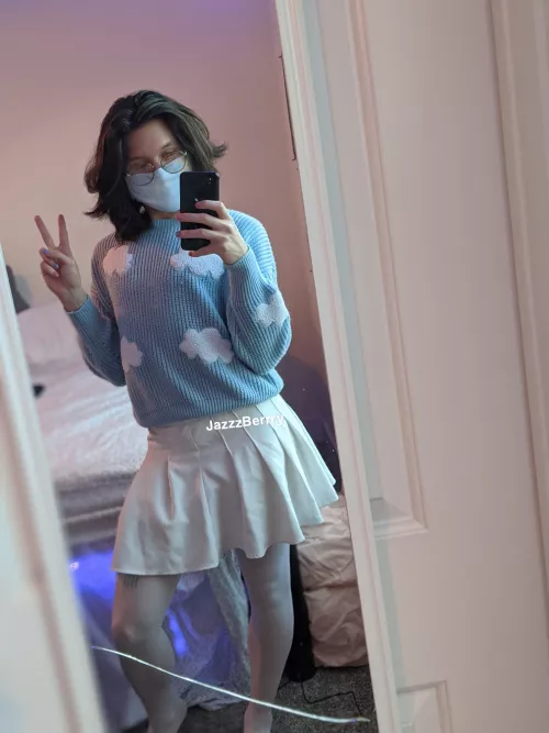 The cloud sweater looks cute don't ya think? The cloud sweater looks cute don't ya think?