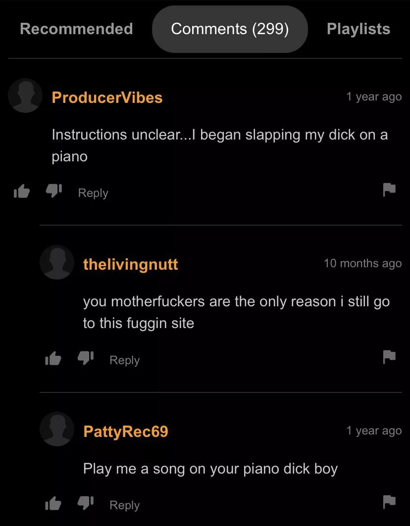 The comment section on this one is gold there’s too many to screen shot link in comments