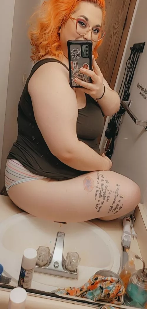 The counter is sturdy enough if you wanna ๐