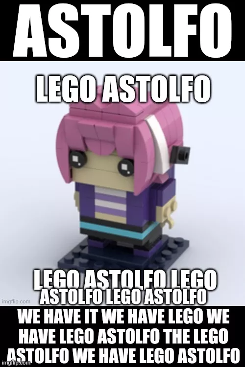 the cute anomaly has been lego'd