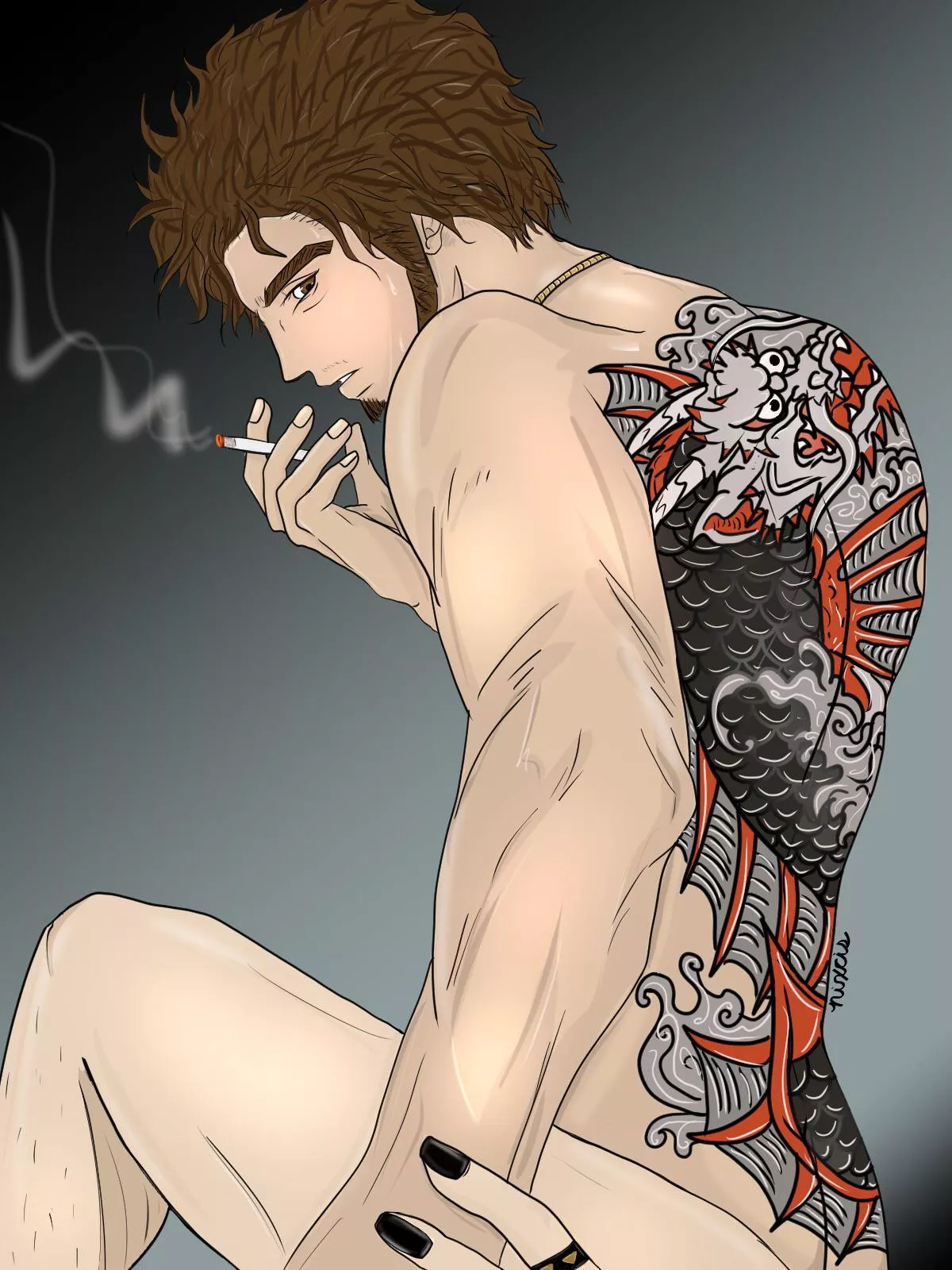 The dragon of rock bottom me yakuza 7 nudes in yaoi | Onlynudes.org