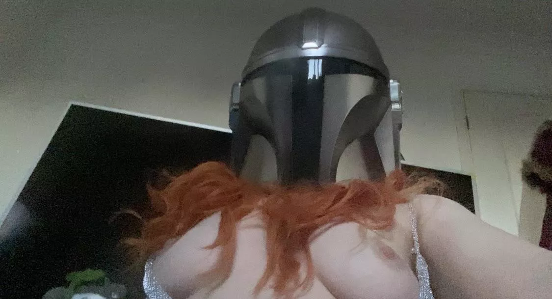 The helmet stays on 💖 [f]