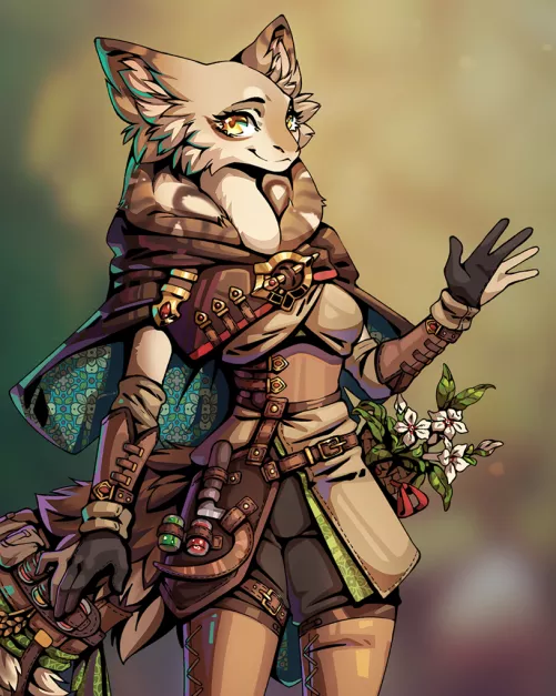 The Herbalist (art by me)