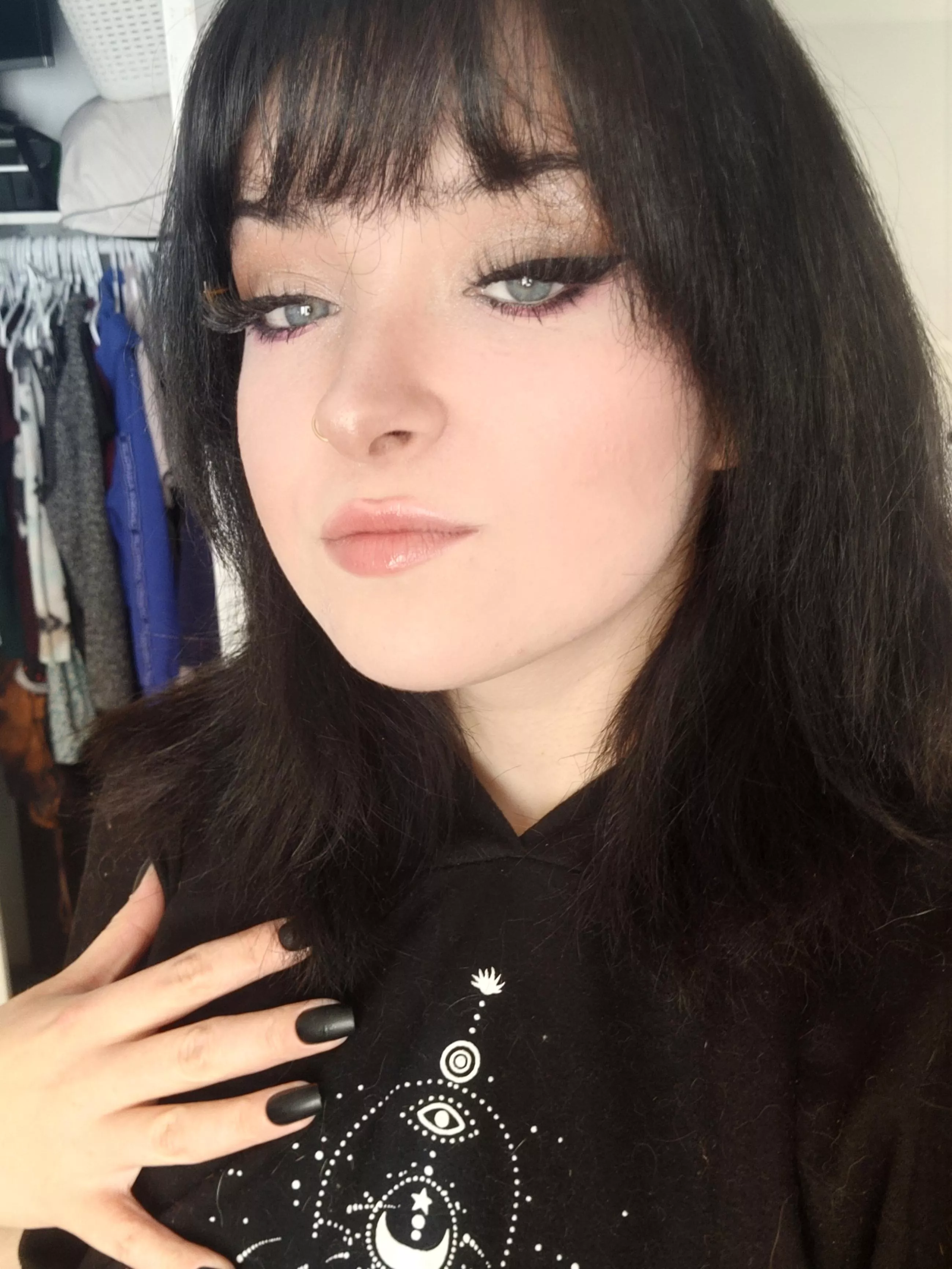 The lashes are from Shein. Aren't they lovely?