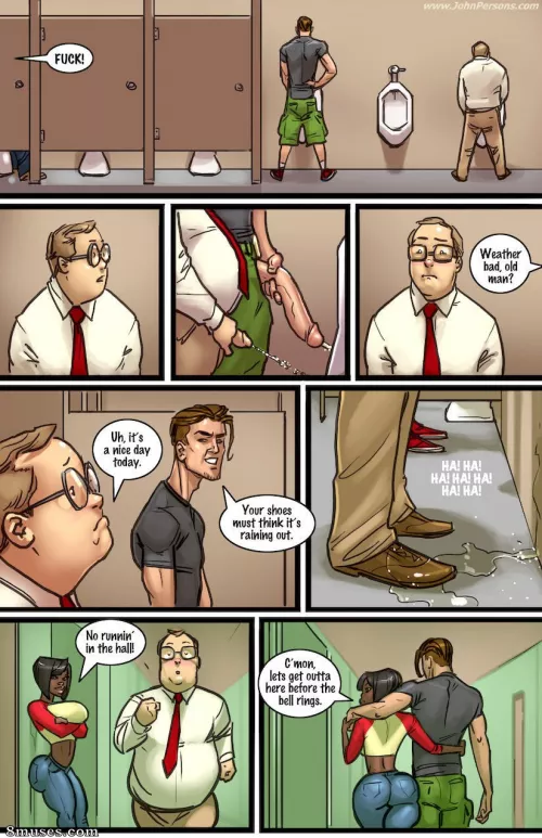 The last scene drawn with the old style... How would the story continue?