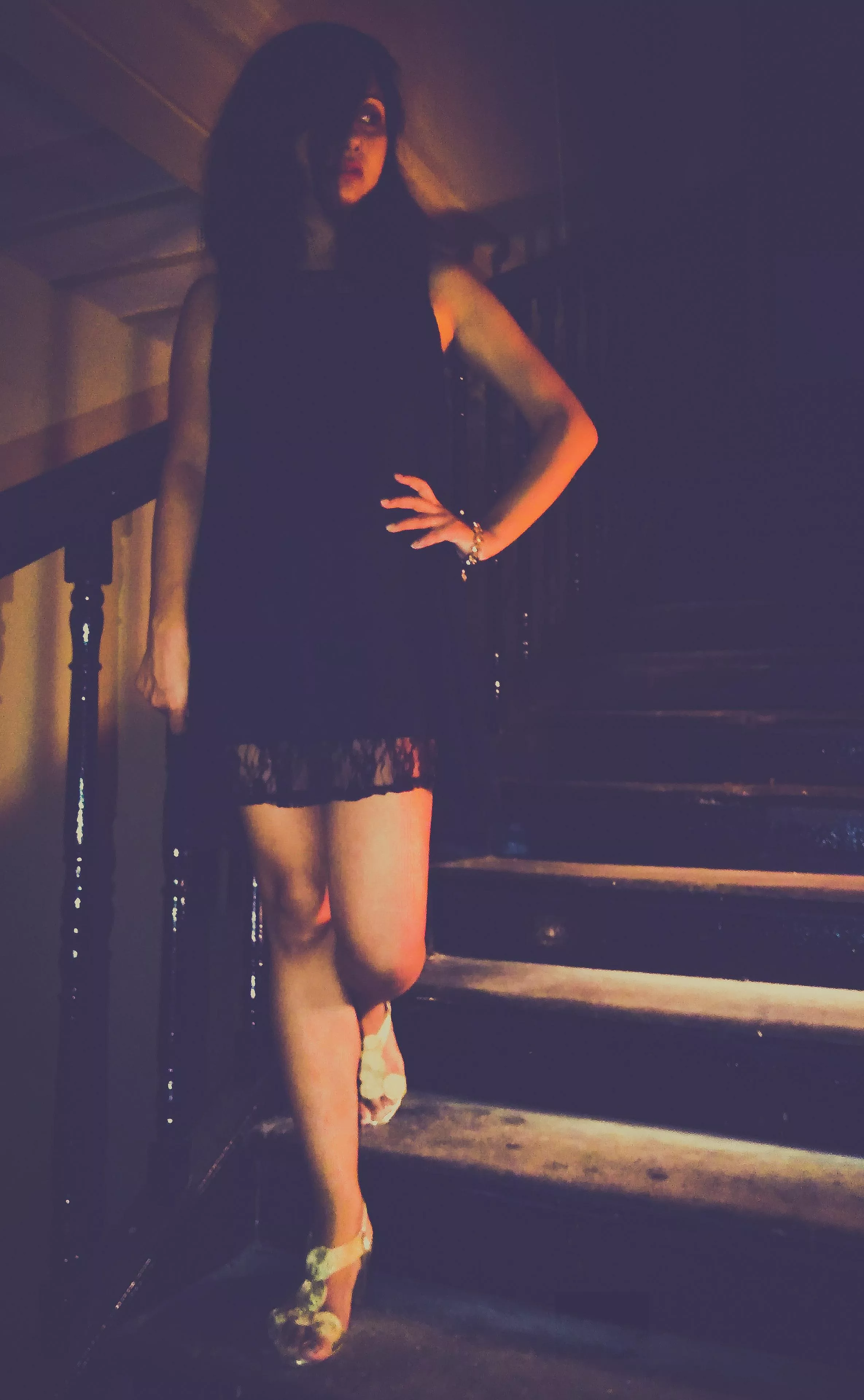 The LBD and the Old Stairs❤️❤️❤️ The LBD and the Old Stairs❤️❤️❤️