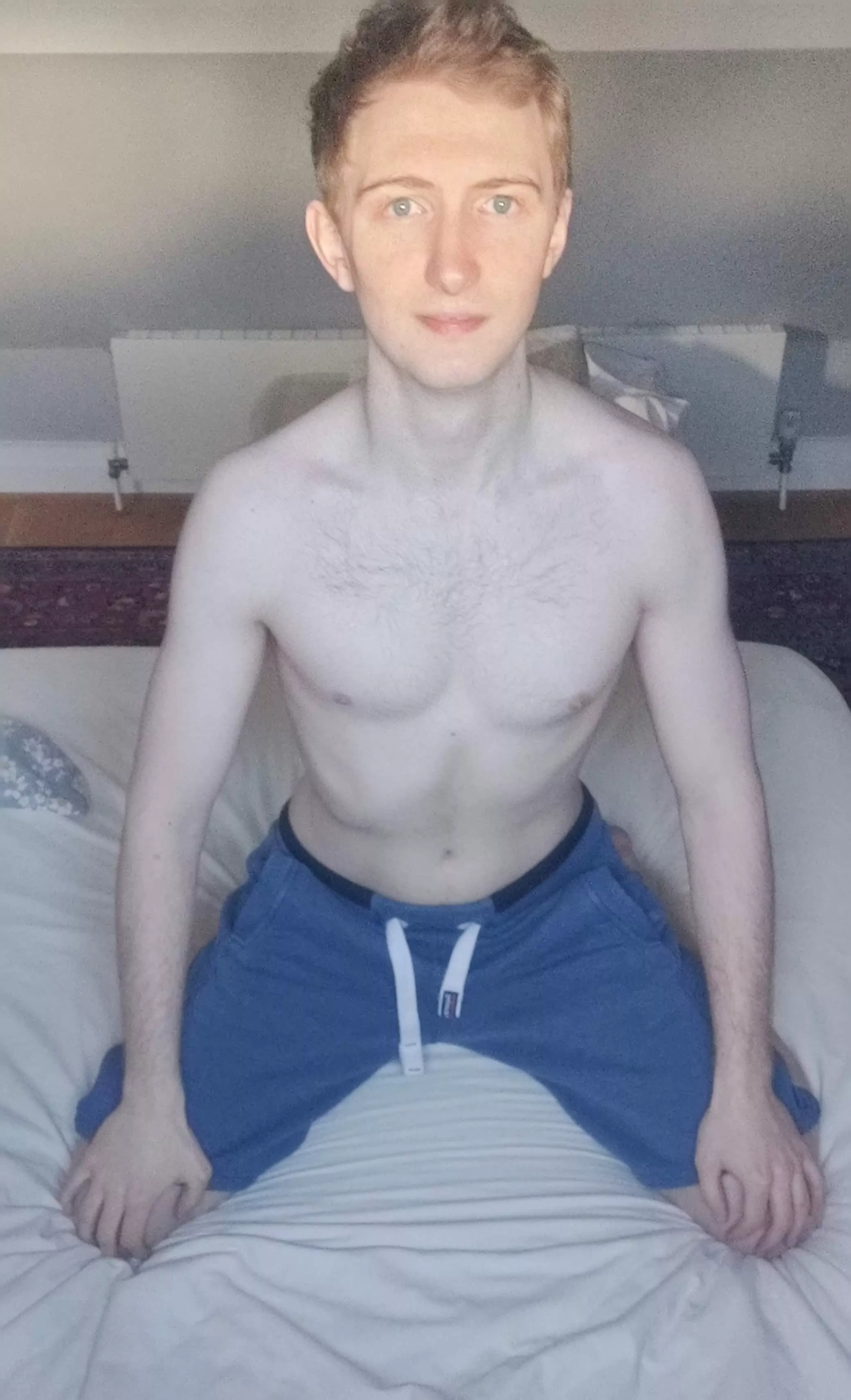 The light caught my face just right!