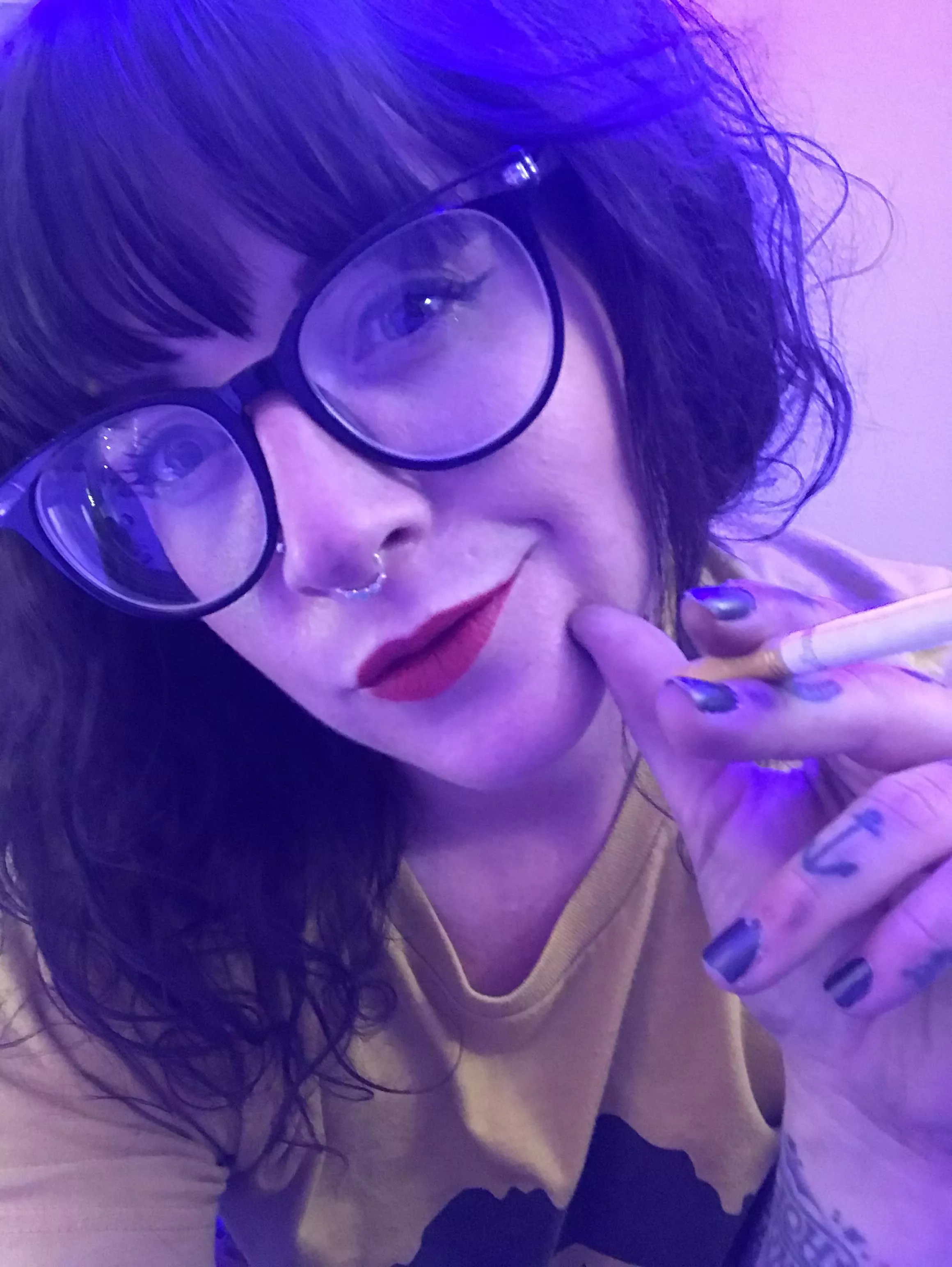 The lighting in my room makes everything a filter 😂